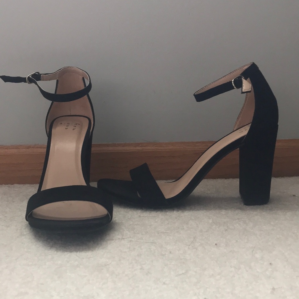 Open Toe Block Heels